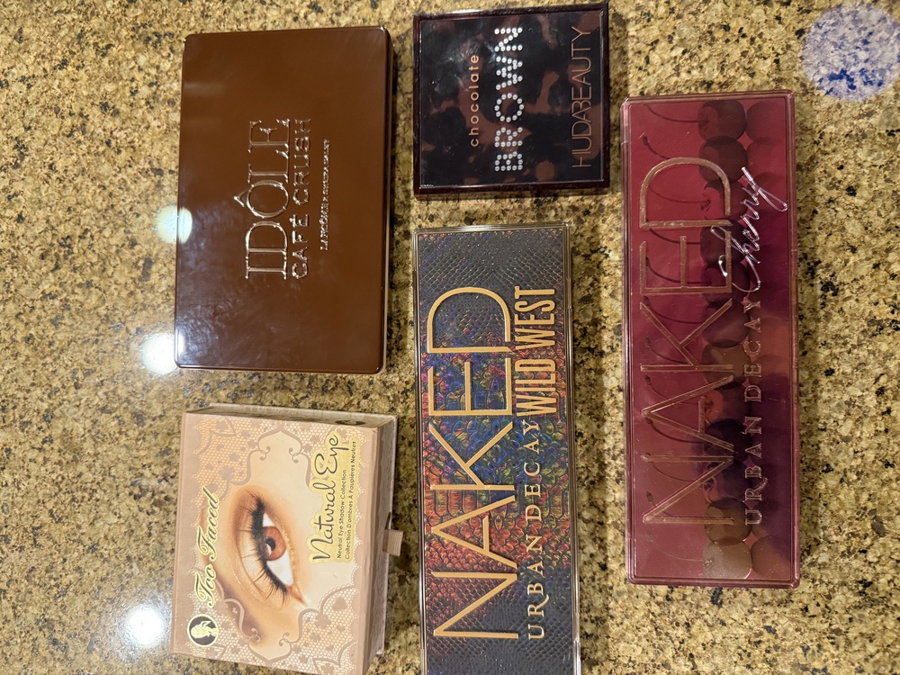 Eyeshadow Palette Lot - Urban Decay, HudaBeauty, Lancome & Too Faced